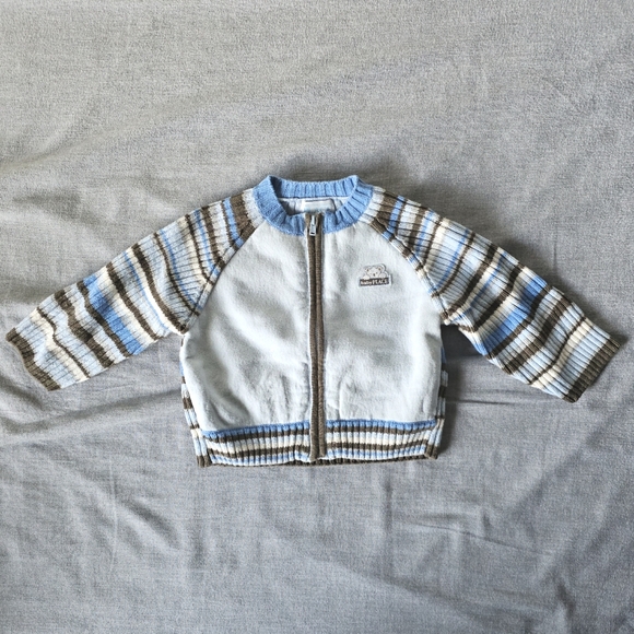 The Children's Place | 3-Piece Overalls, Shirt and Sweater Set - Picture 5 of 13